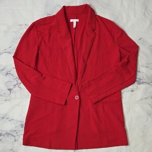 Leith Bold Red Blazer